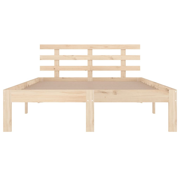 Bed Frame without Mattress Solid Wood 120x200 cm