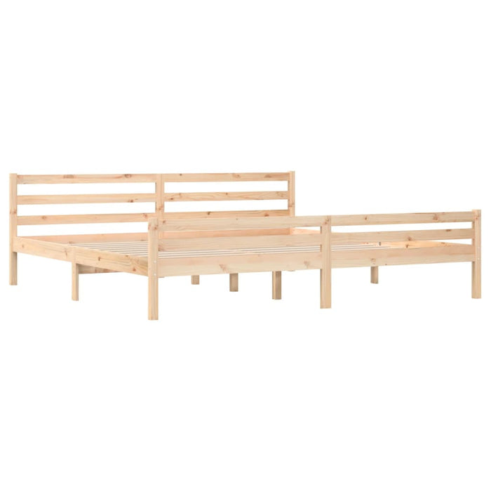 Bed Frame without Mattress Solid Wood 200x200 cm