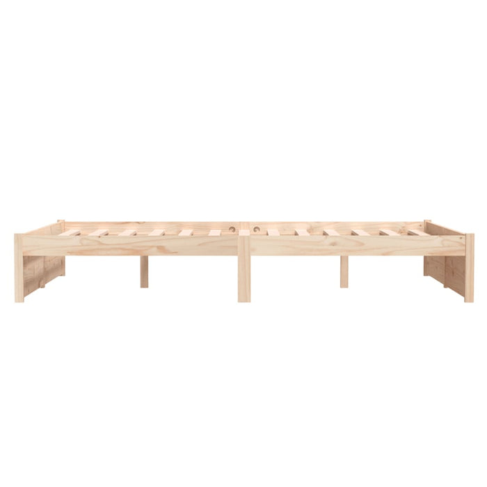 Bed Frame without Mattress Solid Wood 120x200 cm