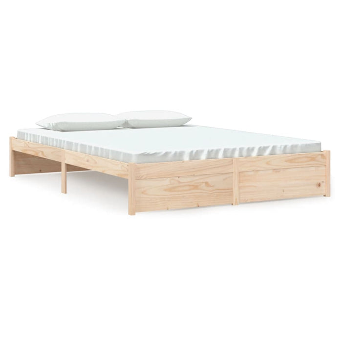 Bed Frame without Mattress Solid Wood 160x200 cm