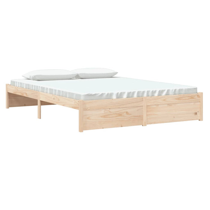 Bed Frame without Mattress Solid Wood 160x200 cm