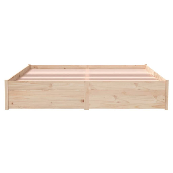 Bed Frame without Mattress Solid Wood 160x200 cm