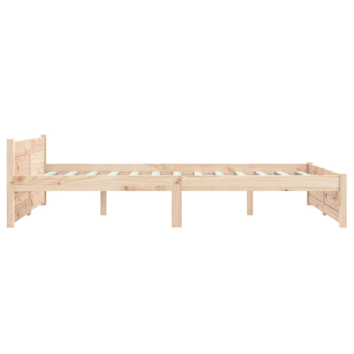 Bed Frame without Mattress Solid Wood 120x200 cm