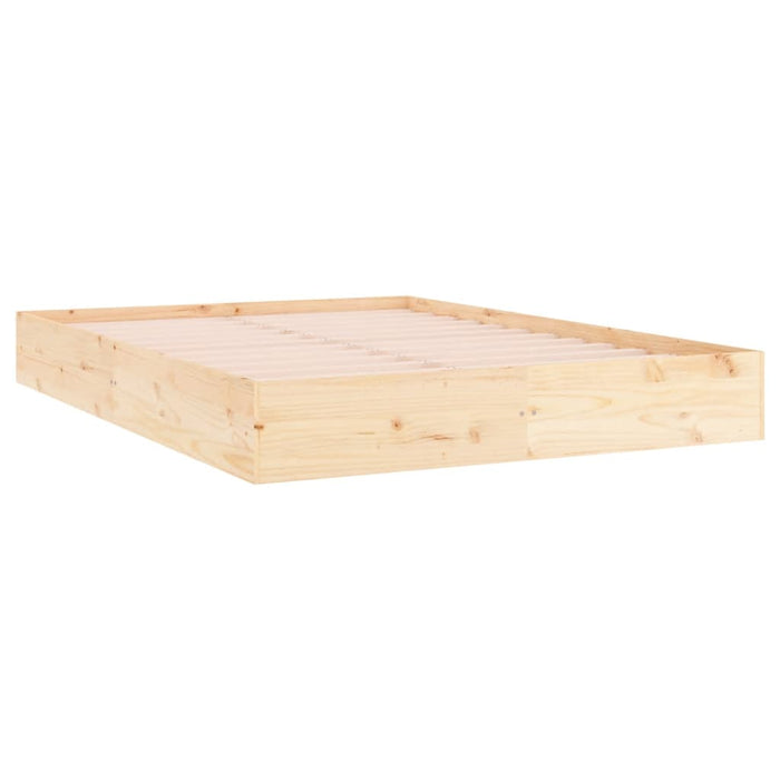 Bed Frame without Mattress Solid Wood 200x200 cm