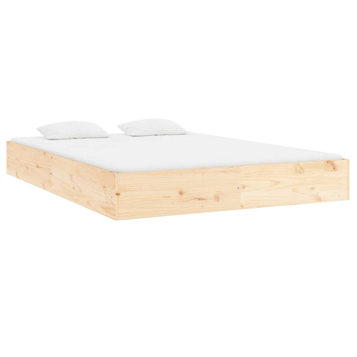 Bed Frame without Mattress Solid Wood 200x200 cm