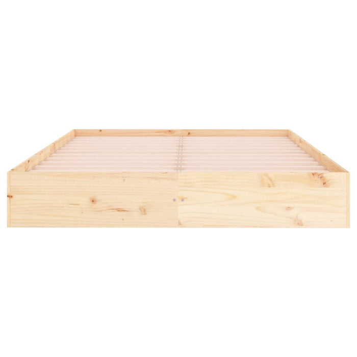 Bed Frame without Mattress Solid Wood 200x200 cm