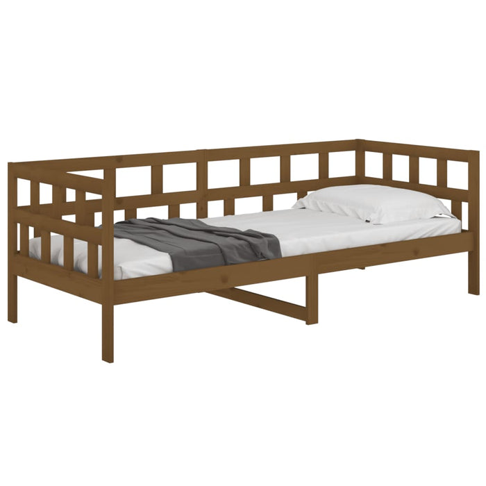 Day Bed without Mattress Honey Brown Solid Wood Pine 90x200 cm