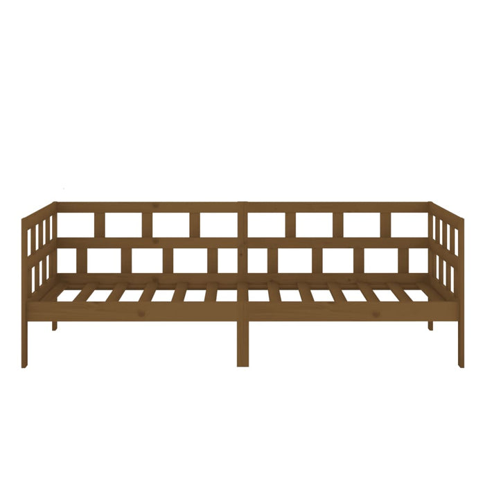 Day Bed without Mattress Honey Brown Solid Wood Pine 90x200 cm