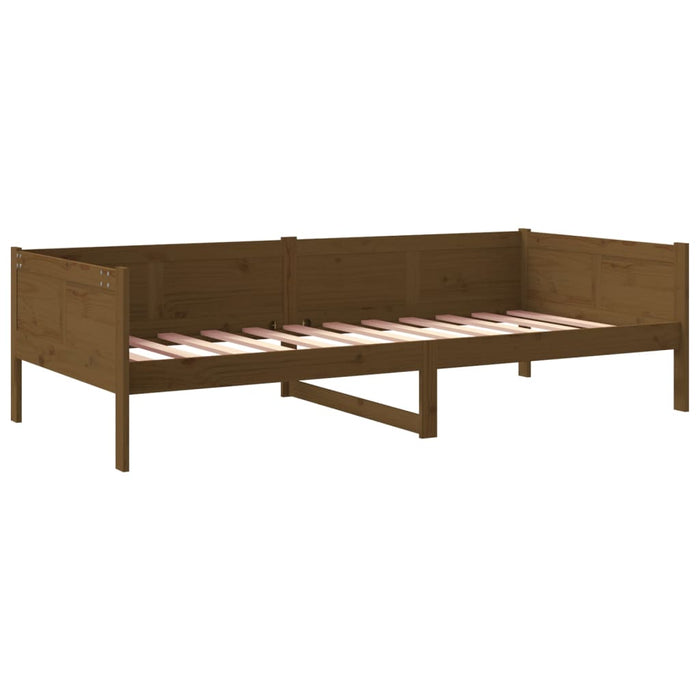 Day Bed without Mattress Honey Brown Solid Wood Pine 80x200 cm