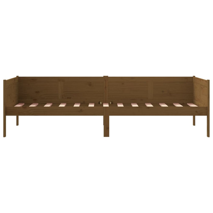 Day Bed without Mattress Honey Brown Solid Wood Pine 80x200 cm