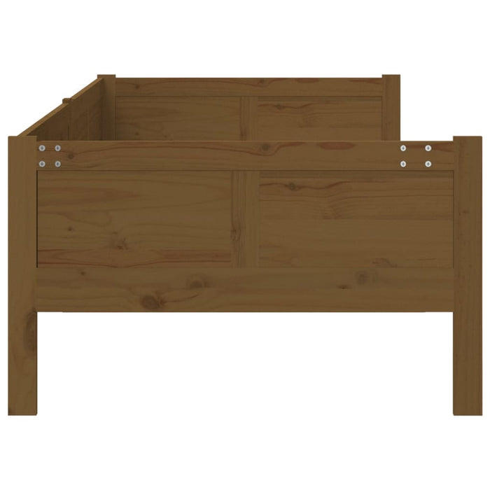 Day Bed without Mattress Honey Brown Solid Wood Pine 80x200 cm