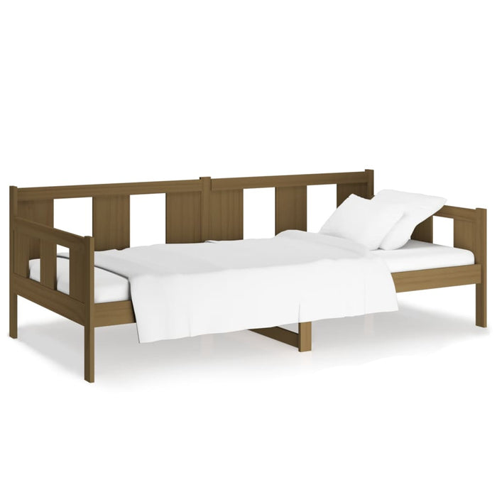 Day Bed without Mattress Honey Brown Solid Wood Pine 90x200 cm