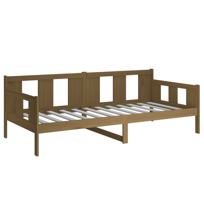 Day Bed without Mattress Honey Brown Solid Wood Pine 90x200 cm