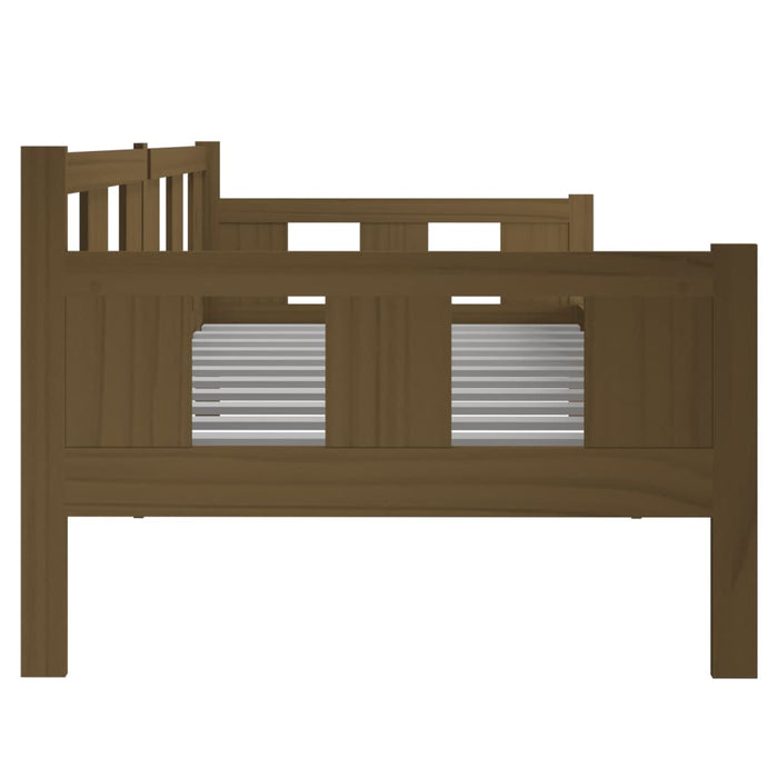 Day Bed without Mattress Honey Brown Solid Wood Pine 90x200 cm