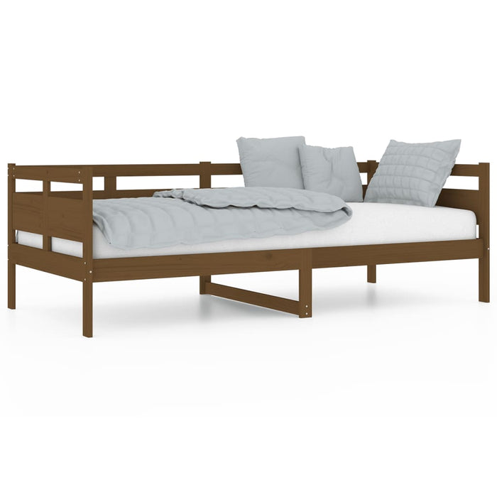 Day Bed without Mattress Honey Brown Solid Wood Pine 90x200 cm