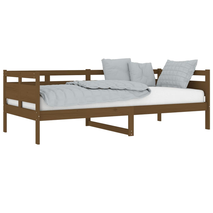 Day Bed without Mattress Honey Brown Solid Wood Pine 90x200 cm