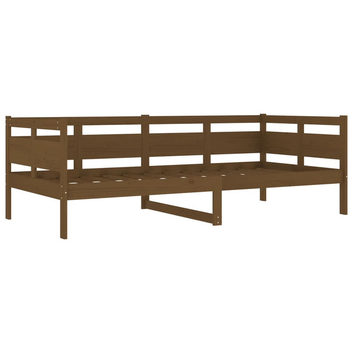 Day Bed without Mattress Honey Brown Solid Wood Pine 90x200 cm