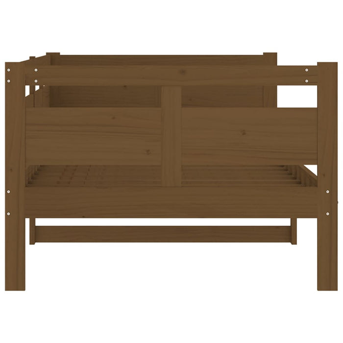 Day Bed without Mattress Honey Brown Solid Wood Pine 90x200 cm