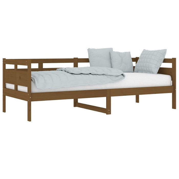 Day Bed without Mattress Honey Brown Solid Wood Pine 80x200 cm