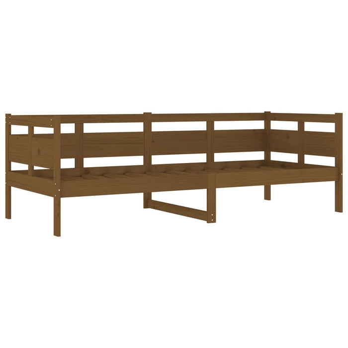 Day Bed without Mattress Honey Brown Solid Wood Pine 80x200 cm