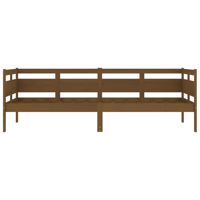 Day Bed without Mattress Honey Brown Solid Wood Pine 80x200 cm