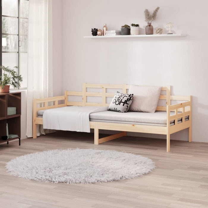 Day Bed without Mattress Solid Wood Pine 90x200 cm