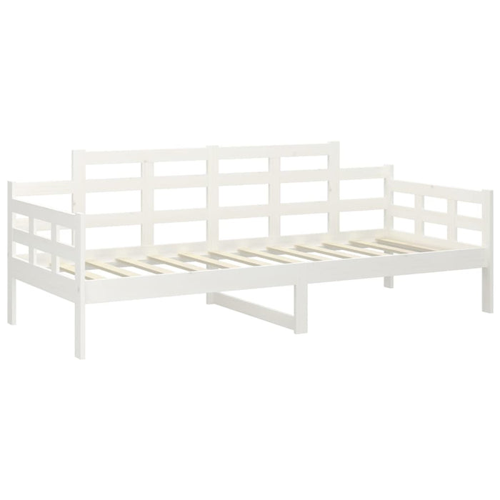 Day Bed without Mattress White Solid Wood Pine 80x200 cm