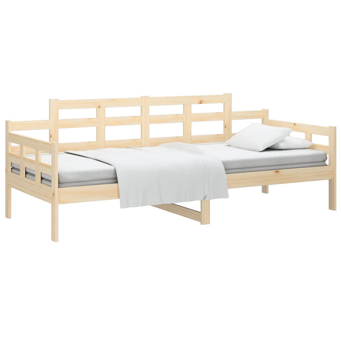 Day Bed without Mattress Solid Wood Pine 90x190 cm Single