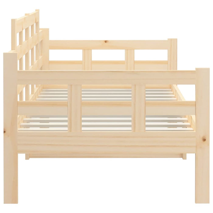 Day Bed without Mattress Solid Wood Pine 90x190 cm Single