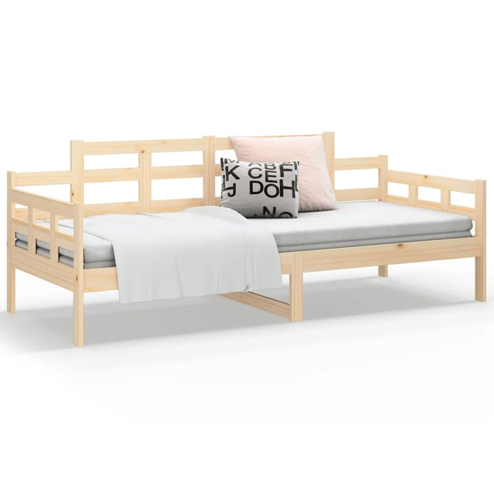 Day Bed without Mattress Solid Wood Pine 90x190 cm Single