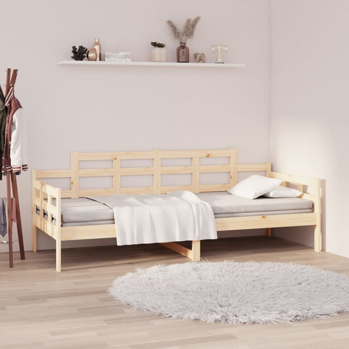 Day Bed without Mattress Solid Wood Pine 90x190 cm Single