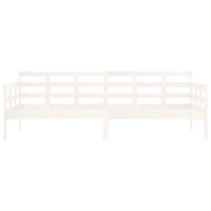 Day Bed without Mattress White Solid Wood Pine 80x200 cm