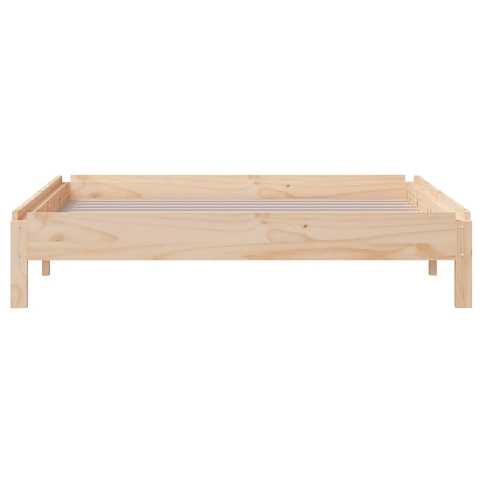 Stack Bed without Mattress 90x200 cm Solid Wood Pine