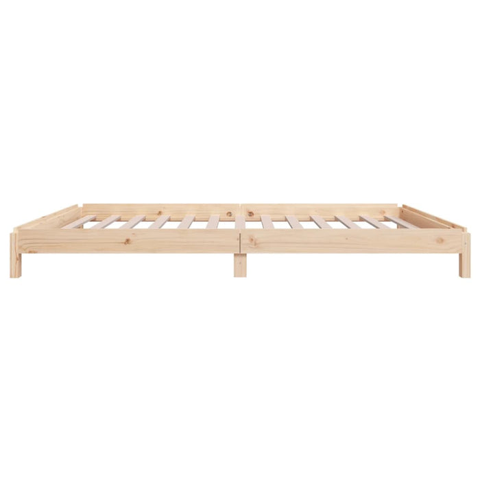 Stack Bed without Mattress 90x200 cm Solid Wood Pine