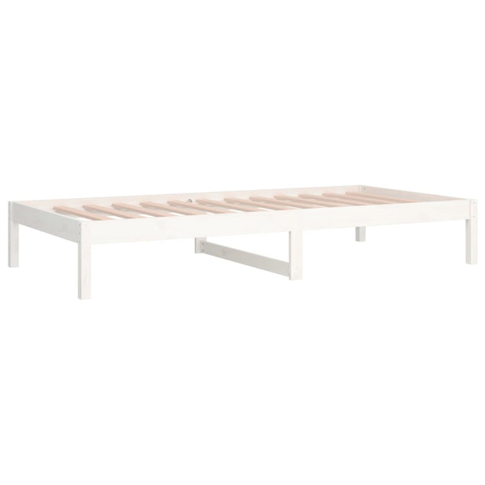 Day Bed without Mattress White 80x200 cm Solid Wood Pine