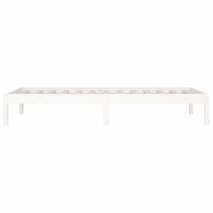 Day Bed without Mattress White 90x190 cm Single Single Solid Wood Pine