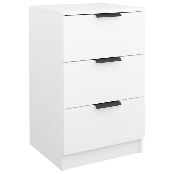 Bedside Cabinet White 40x36x65 cm