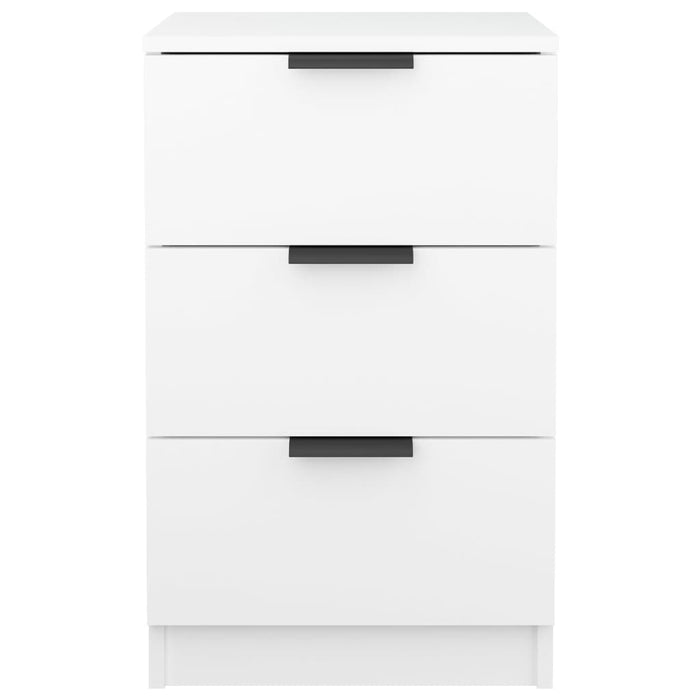 Bedside Cabinet White 40x36x65 cm