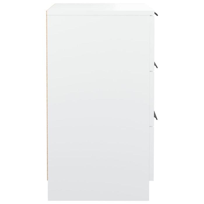 Bedside Cabinet White 40x36x65 cm