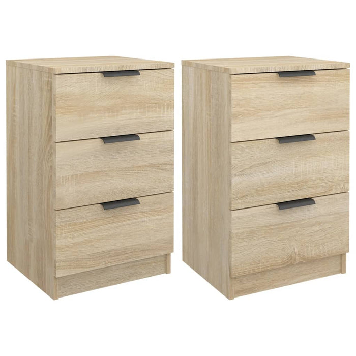 Bedside Cabinets 2 pcs Sonoma Oak 40x36x65 cm