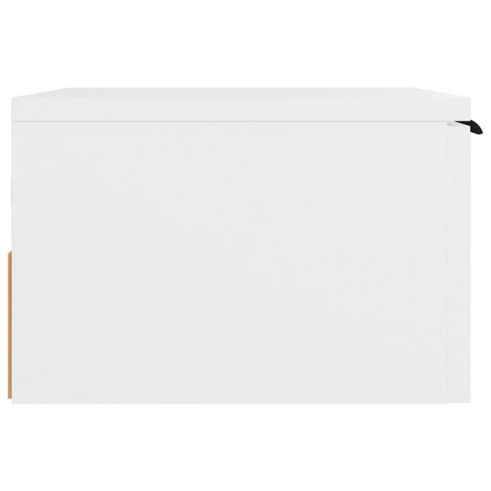 Wall-mounted Bedside Cabinet White 34x30x20 cm