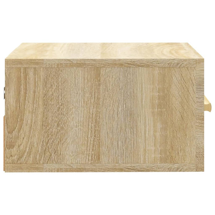 Wall-mounted Bedside Cabinet Sonoma Oak 35x35x20 cm