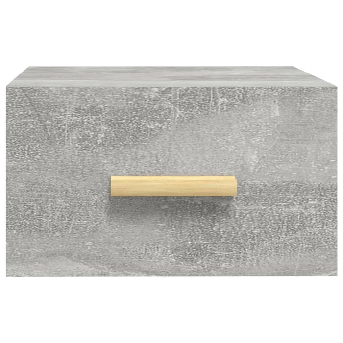 Wall-mounted Bedside Cabinet Concrete Grey 35x35x20 cm