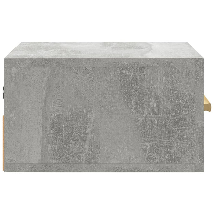 Wall-mounted Bedside Cabinets 2 pcs Concrete Grey 35x35x20 cm