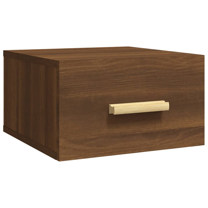 Wall-mounted Bedside Cabinets 2 pcs Brown Oak 35x35x20 cm