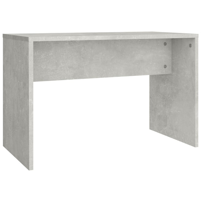 Dressing Table Set with LED Concrete Grey Engineered Wood