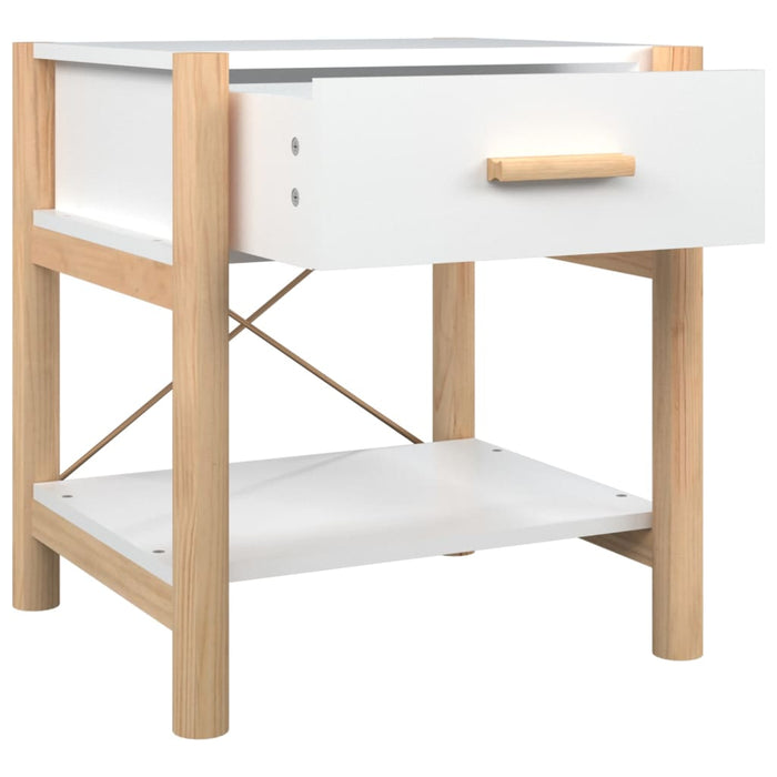 Bedside Tables 2pcs White 42x38x45 cm Engineered Wood