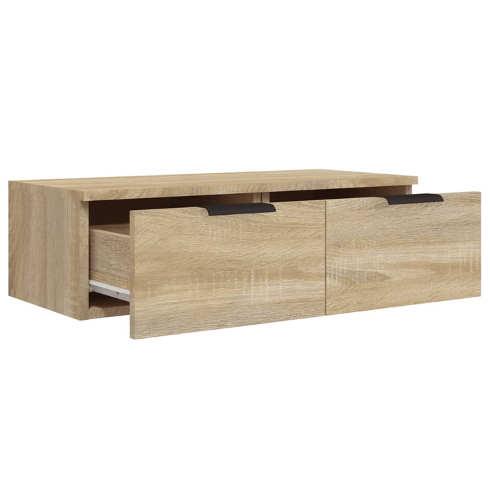 Wall Cabinets 2 pcs Sonoma Oak 68x30x20 cm Engineered Wood