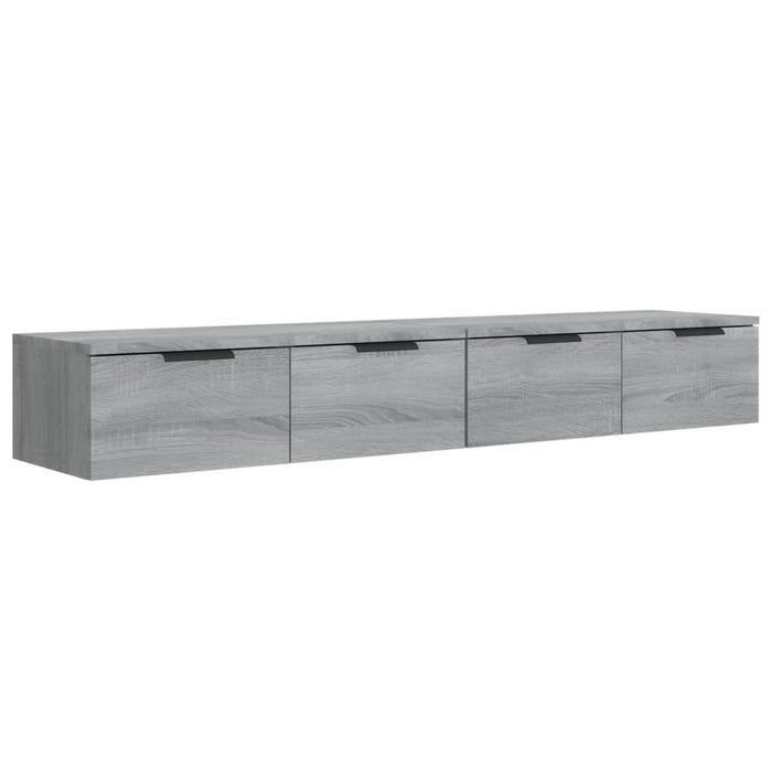 Wall Cabinets 2 pcs Grey Sonoma 68x30x20 cm Engineered Wood