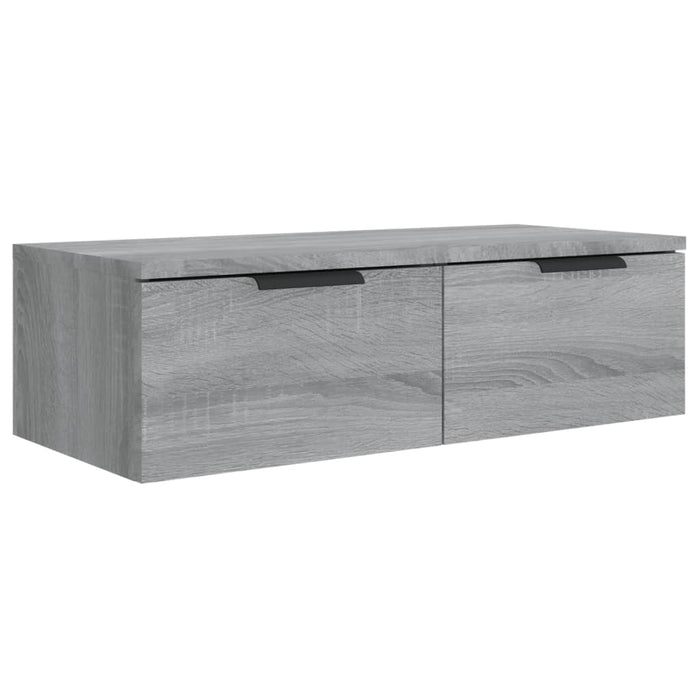 Wall Cabinets 2 pcs Grey Sonoma 68x30x20 cm Engineered Wood